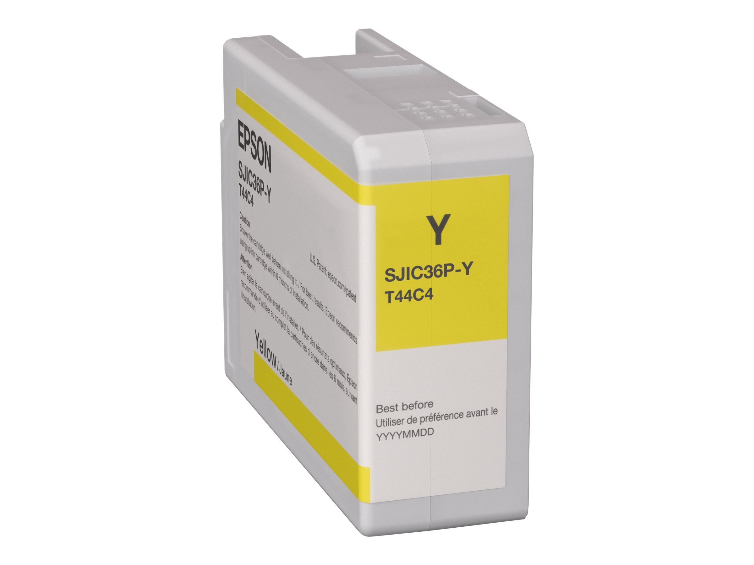 Epson SJIC36P(Y) - 80 ml - Gelb - originalTintenpatrone - für ColorWorks CW-C6000Ae - CW-C6000Pe - CW-C6500Ae - CW-C6500Pe