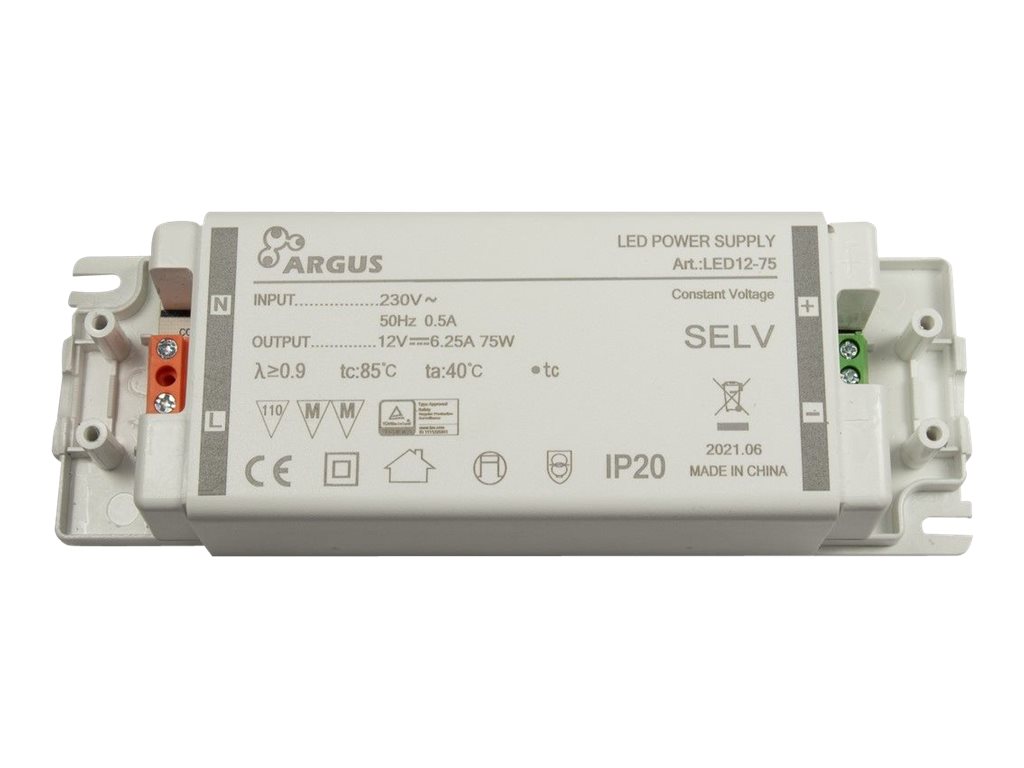Inter-Tech Argus LED12-75 - LED-Treiber - 75 Watt - 6250mA
