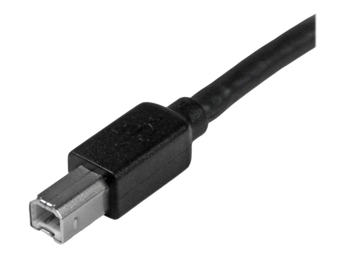 StarTech.com 15m aktives USB 2.0 A auf B Kabel - Stecker/Stecker - USB Druckerkabel 1x USB A / 1x USB B - Schwarz - USB-Kabel - USB Typ B (M)zu USB (M) - USB 2.0 - 15 m - aktiv - Schwarz - für P/N: IC
