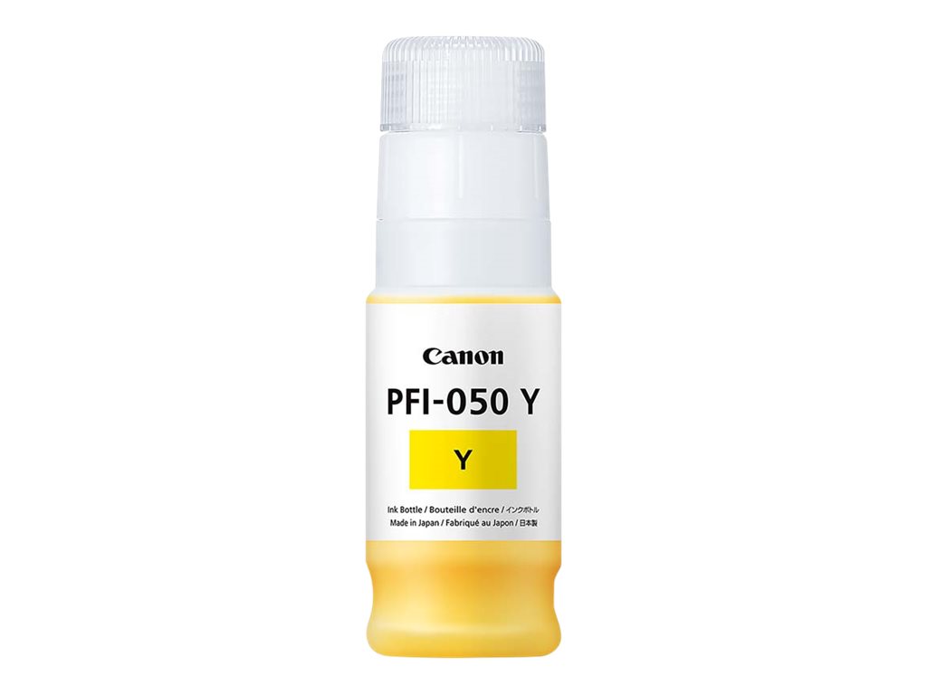 Canon PFI-050Y - 70 ml - Gelb - original - Tintenbehälterfür imagePROGRAF TC-20 - TC-20M - TC-21 - TC-21M