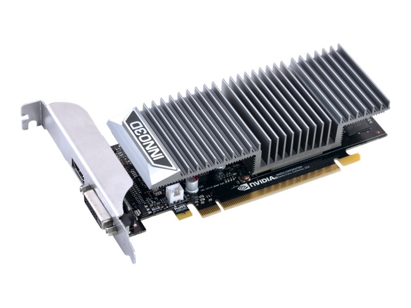 Inno3D GeForce GT 1030 0dB - Grafikkarte - GFGT 1030 - 2 GB GDDR5 - PCIe 3.0 x16 - DVI - HDMI - ohne Lüfter