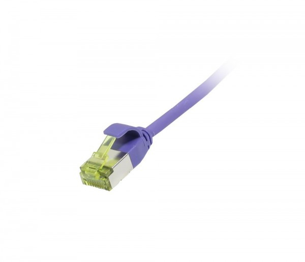 Synergy 21 S217399V3, 10 m, Cat6a, U/FTP (STP), RJ-45, RJ-45, LilaPatchkabel RJ45 - CAT6A 500Mhz,10m - lila - U/FTP - slimline rund d=3.8mm - TPE/LSZH(Superflex) - AWG32 - m