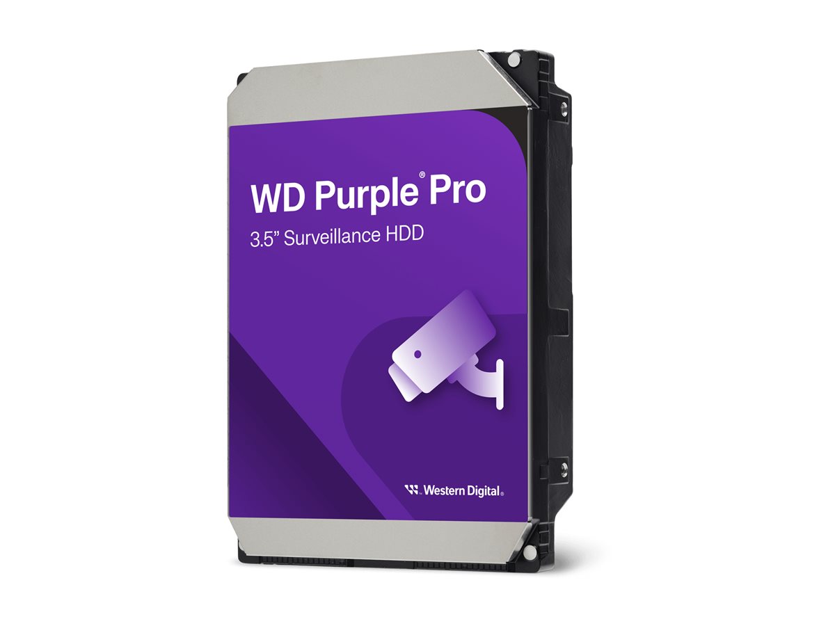 WD Purple Pro WD122PURP - Festplatte - 12 TB - intern - 3.5" (8.9 cm)SATA 6Gb/s - 7200 rpm - Puffer: 512 MB