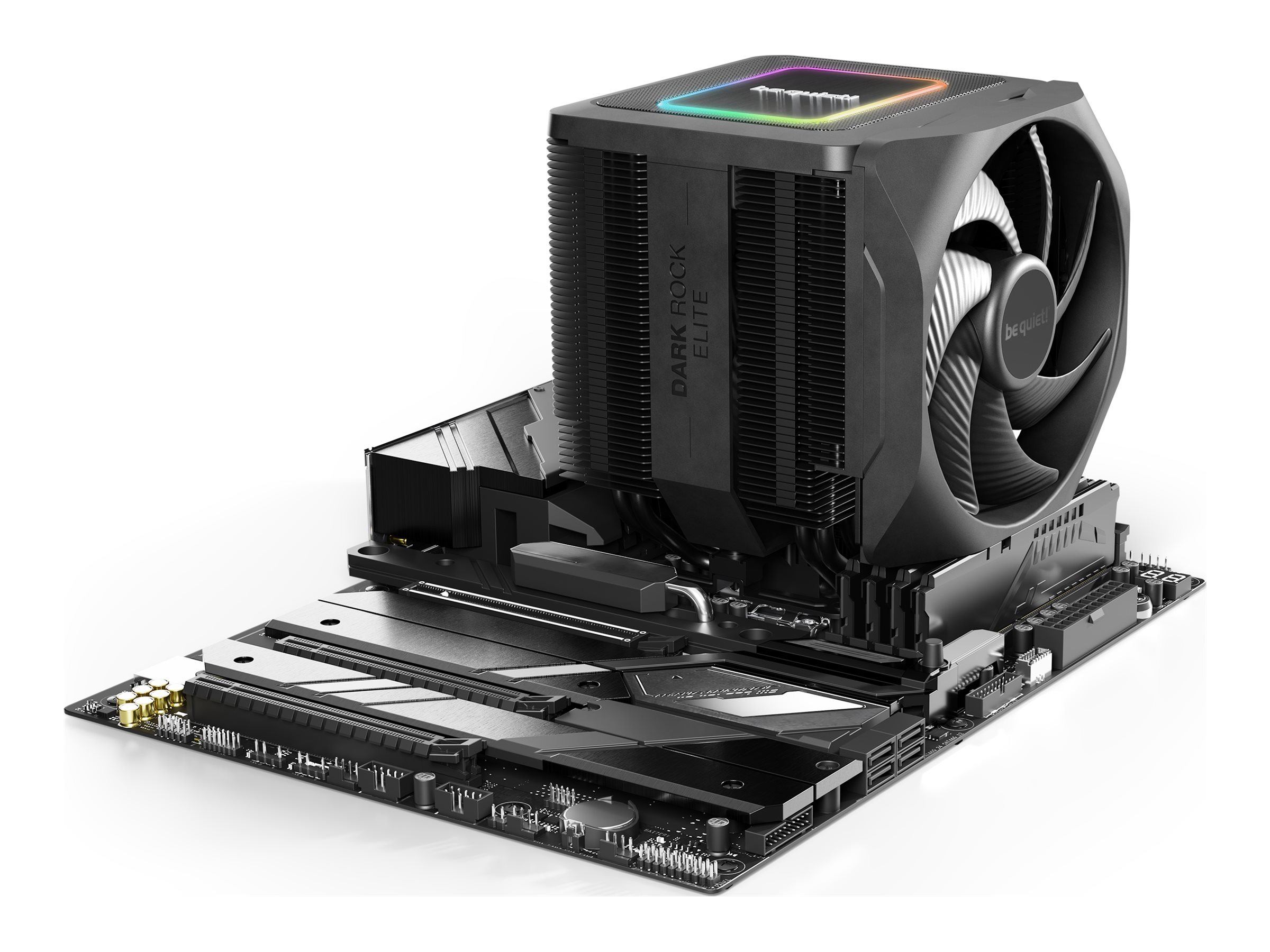 Be Quiet! Dark Rock Elite - Prozessor-Luftkühler - (für: LGA1150, LGA1151, LGA1155, LGA1200, LGA1700, AM4, AM5)Aluminium mit Kupferbasis - 135 mm - Schwarz