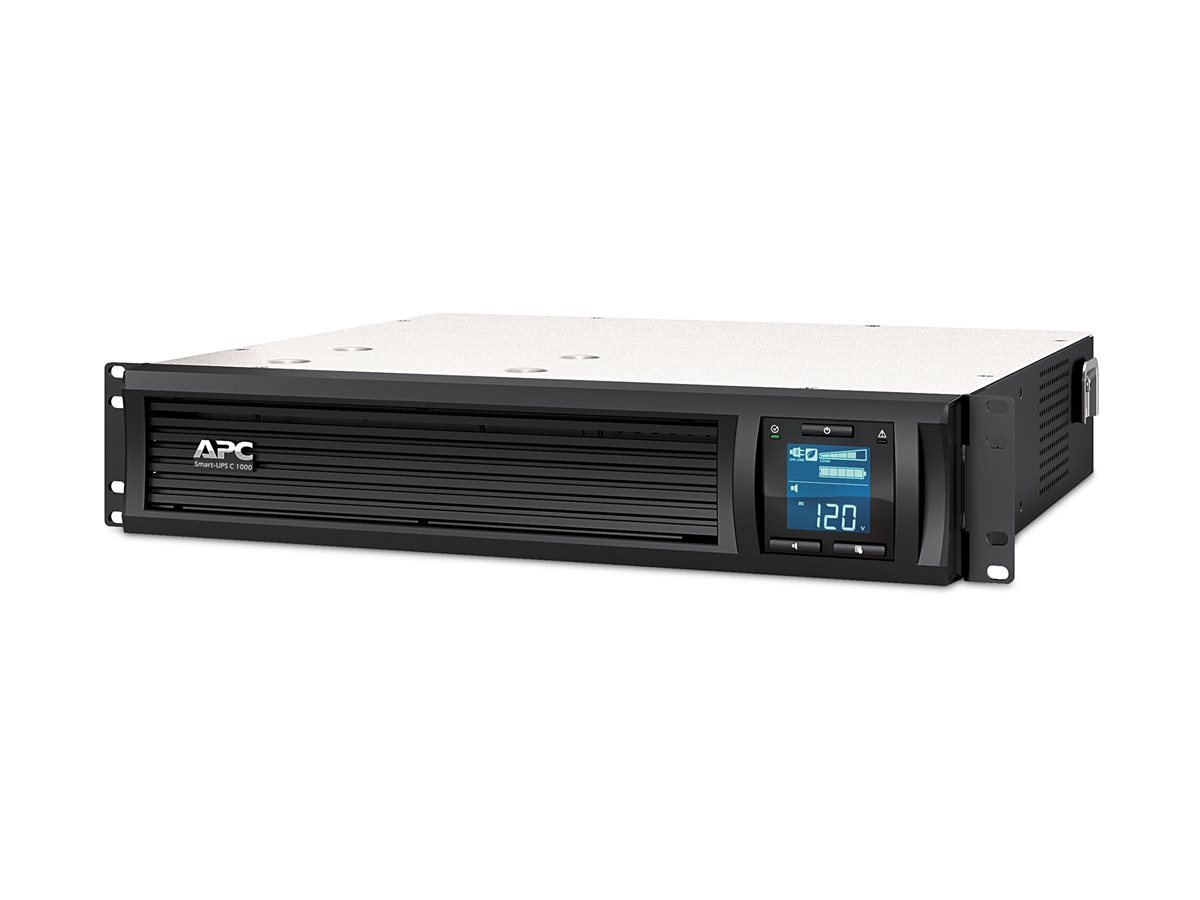 APC Smart-UPS C - USV (Rack - einbaufähig)Wechselstrom 230 V - 600 Watt - 1000 VA - USB - serial - Ausgangsanschlüsse: 4 - 2U - Schwarz - mit APC SmartConnect - für P/N: AR4018SPX432 - AR4024SP - AR40