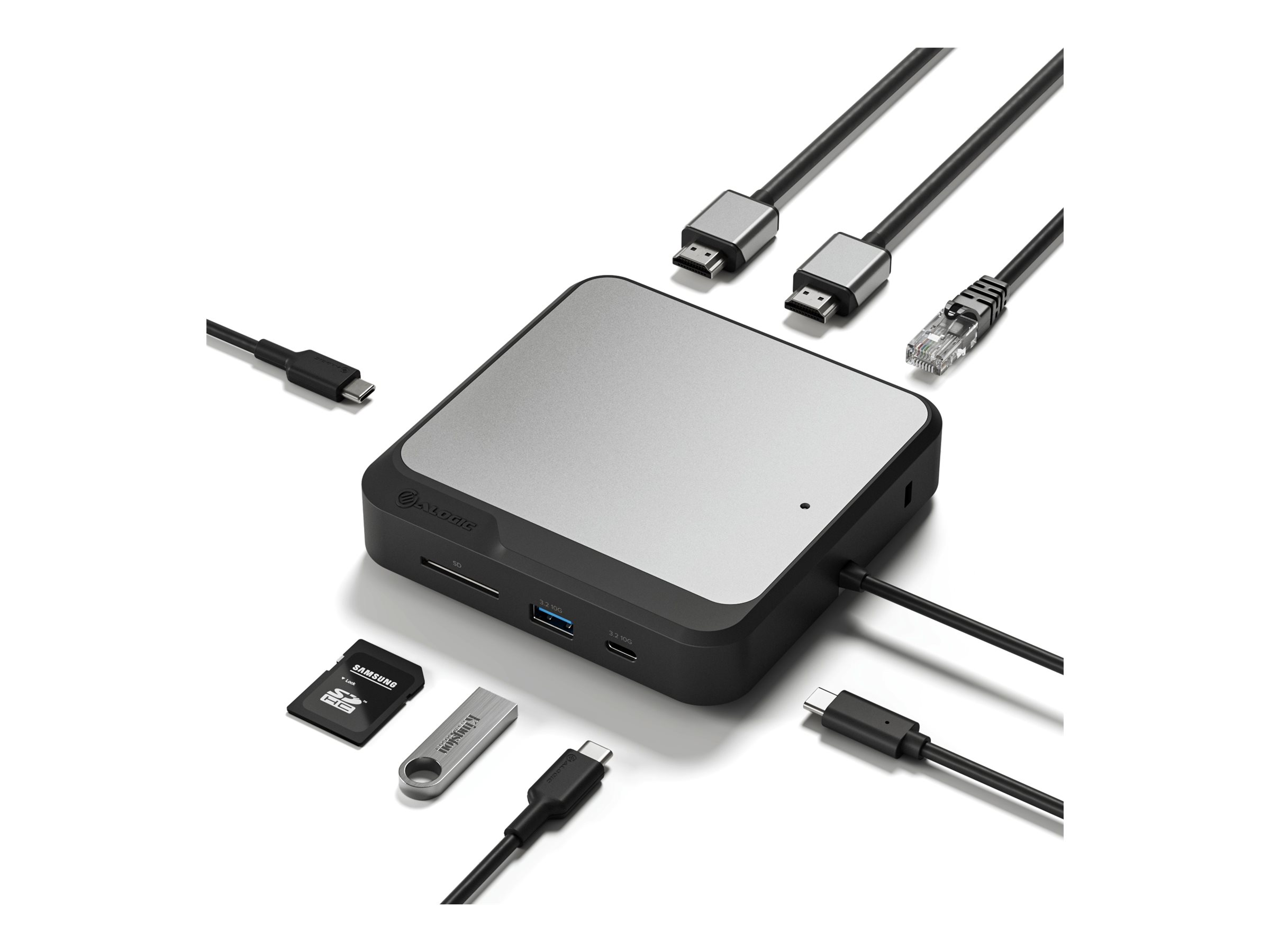 Alogic CH2 - Dockingstation - USB-C - 2 x HDMI