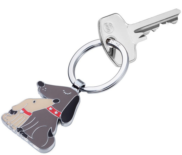 Troika Dog & Doggy, Schlüsselring, Braun, Metall, Abbildung, 76 mm, 35 mmTroika Schlüsselanhänger Dog & Doggy Dunkelbraun / HellbraunMotiv: Hund - Detailfarbe: Hellbraun - Dunkelbraun