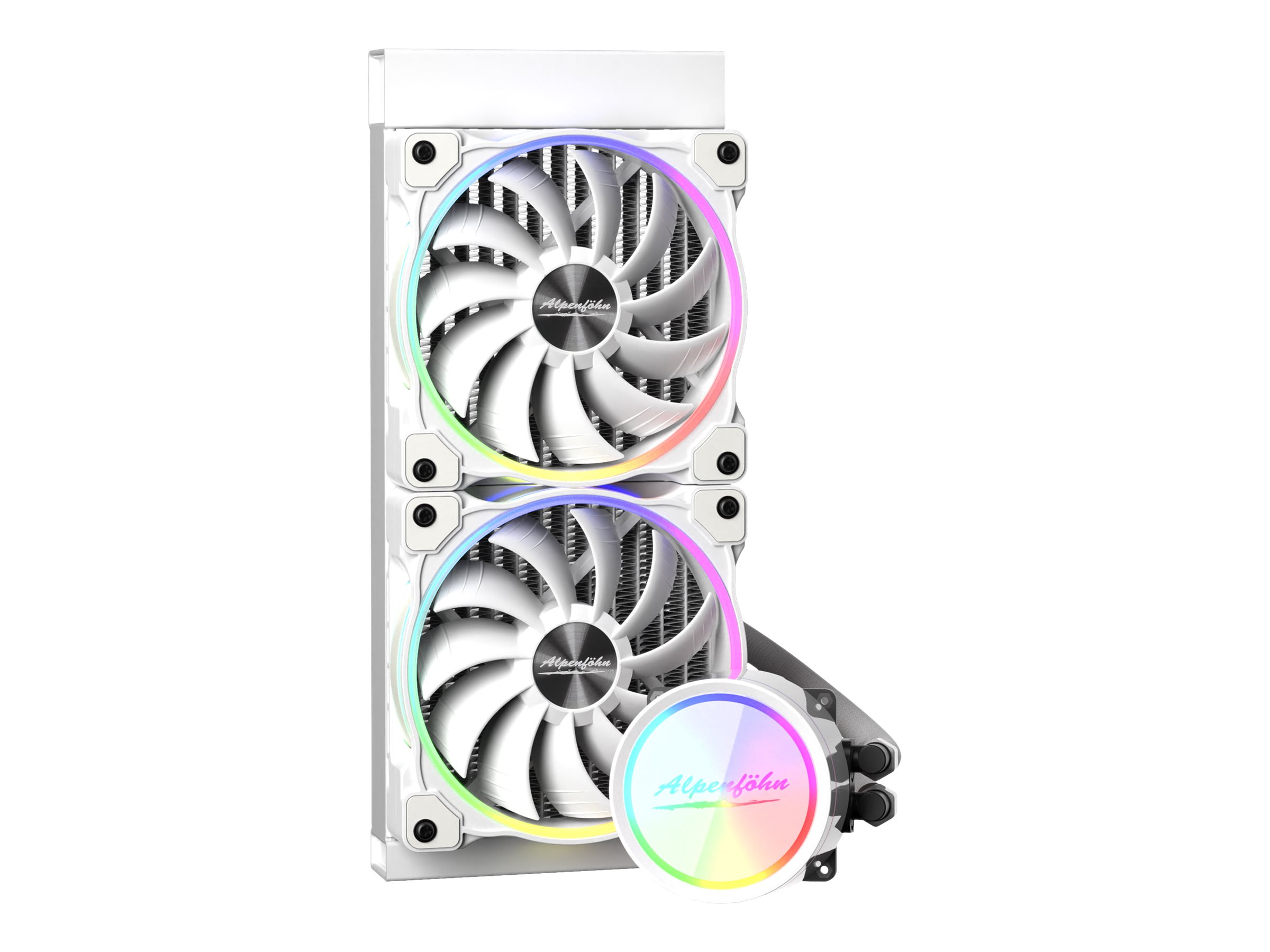 Alpenföhn Gletscherwasser 240 - Prozessor-Flüssigkeitskühlsystem - Kühlergröße: 240 mm - (für: LGA1156, AM2, AM2+, LGA1366, AM3, LGA1155, AM3+, LGA2011, FM1, LGA1150, LGA2011-3, LGA1151, AM4, LGA2066,