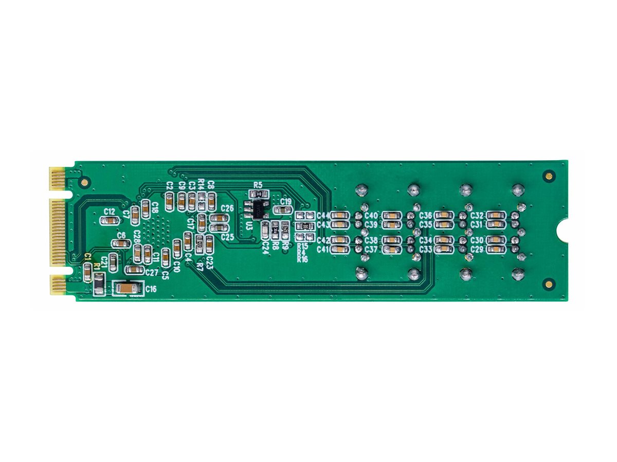 StarTech.com 4-Port M.2 to SATA Adapter CardM.2 PCIe 3.0 to SATA HDD/SSD Expansion Card - ASM1064 Chipset - M.2 NVMe to 4x HDD/SSD for Windows/macOS/Linux - Schnittstellenadapter - SATA - M.2 Card - g