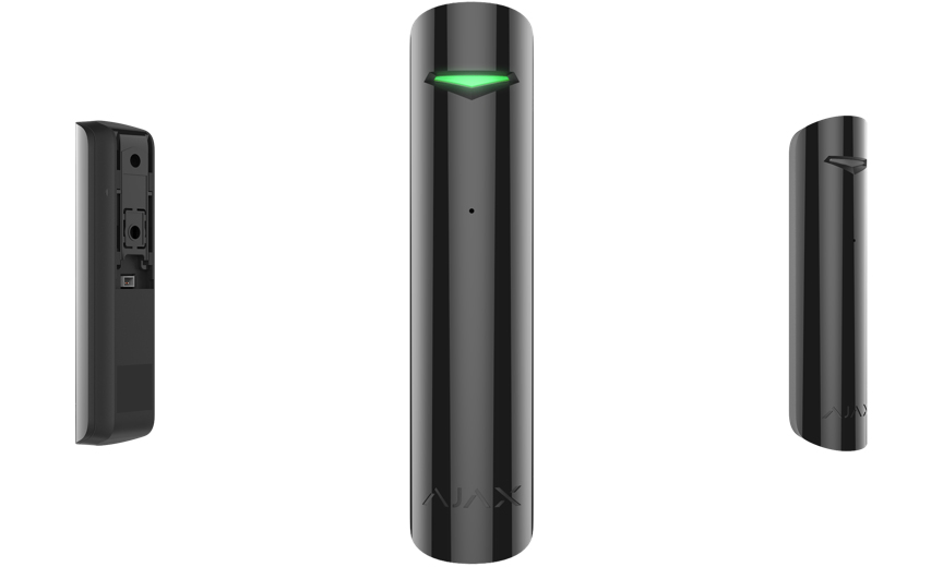 Ajax Systems Ajax GlassProtect, Kabellos, 9 m, 1000 m, Schwarz, Intern, Wand