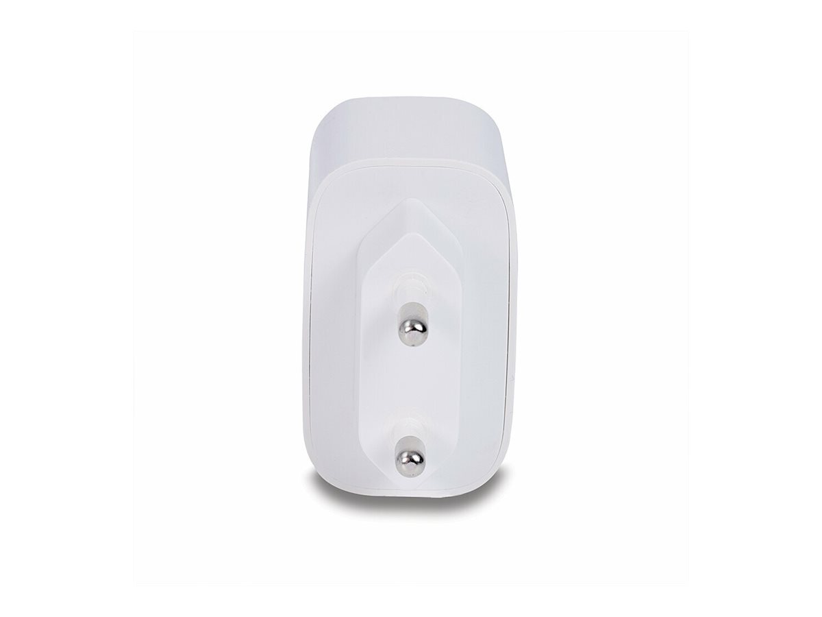 Lindy Netzteil - 30 Watt - 3 A - PD 3.0 - 2 Ausgabeanschlussstellen (4-poliger USB Typ A / 24-poliger USB-C)weiß