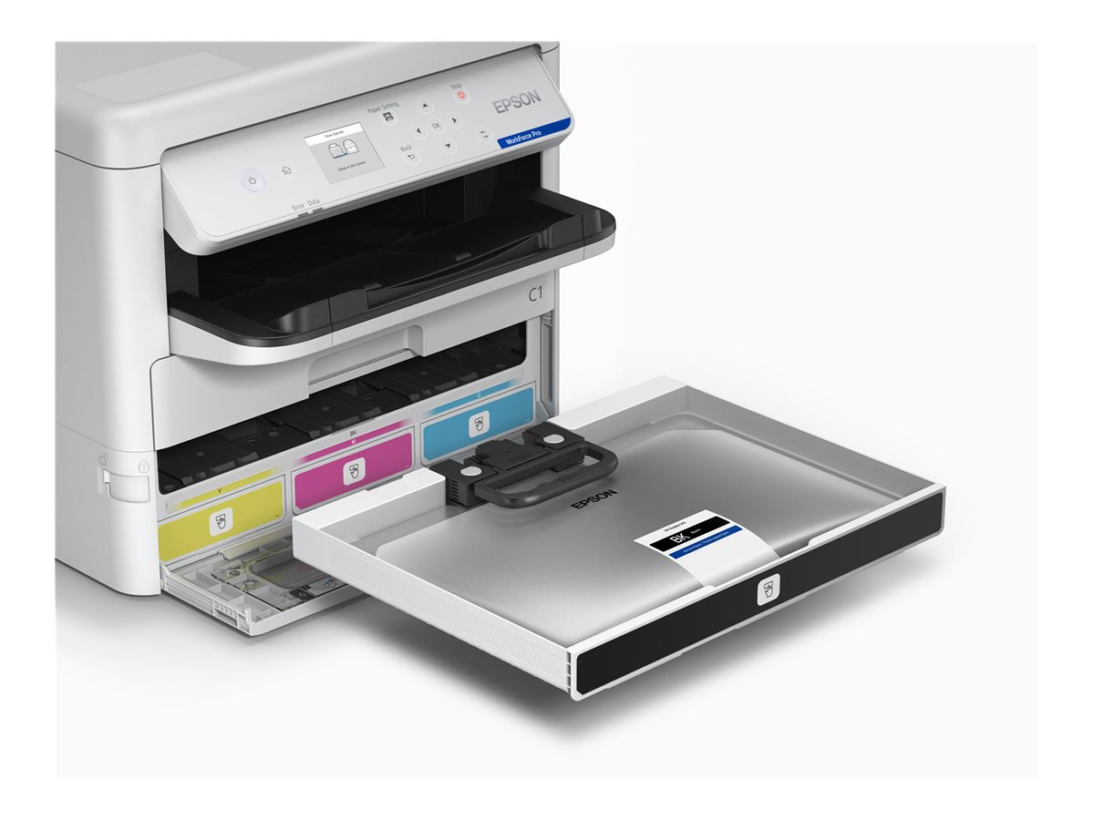 Epson WorkForce Pro EP-C800RDW - Drucker - Farbe - Duplex - Tintenstrahl - A4/Legal - 4800 x 1200 dpi - bis zu 25 Seiten/Min. (einfarbig)/bis zu 25 Seiten/Min. (Farbe) - Kapazität: 330 Blätter - USB 2
