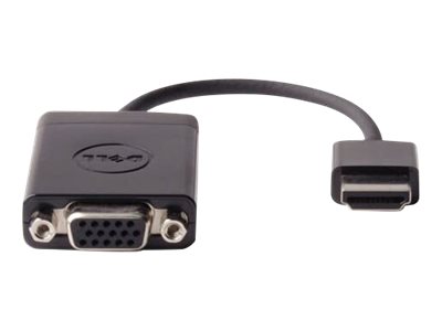 Dell  Videoadapter - HDMI männlich zu HD-15 (VGA)weiblich - für Chromebook 3120; Inspiron 17 77XX - 24 5459 - 3059 - 3263 - 5458 - 55XX - 7459; Vostro 3650