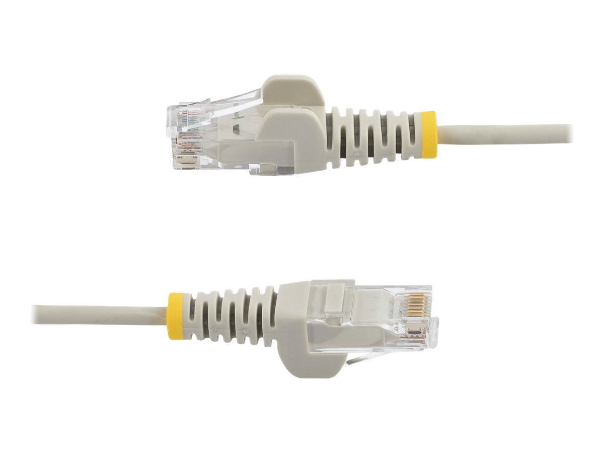StarTech.com 3m Slim LSZH CAT6 Ethernet Cable, 10 Gigabit Snagless RJ45 100W PoE Patch Cord, CAT 6 10GbE UTP Network Cable w/Strain Relief, Grey, ETL, Low Smoke Zero Halogen - Category 6 - 28AWG (N6PA
