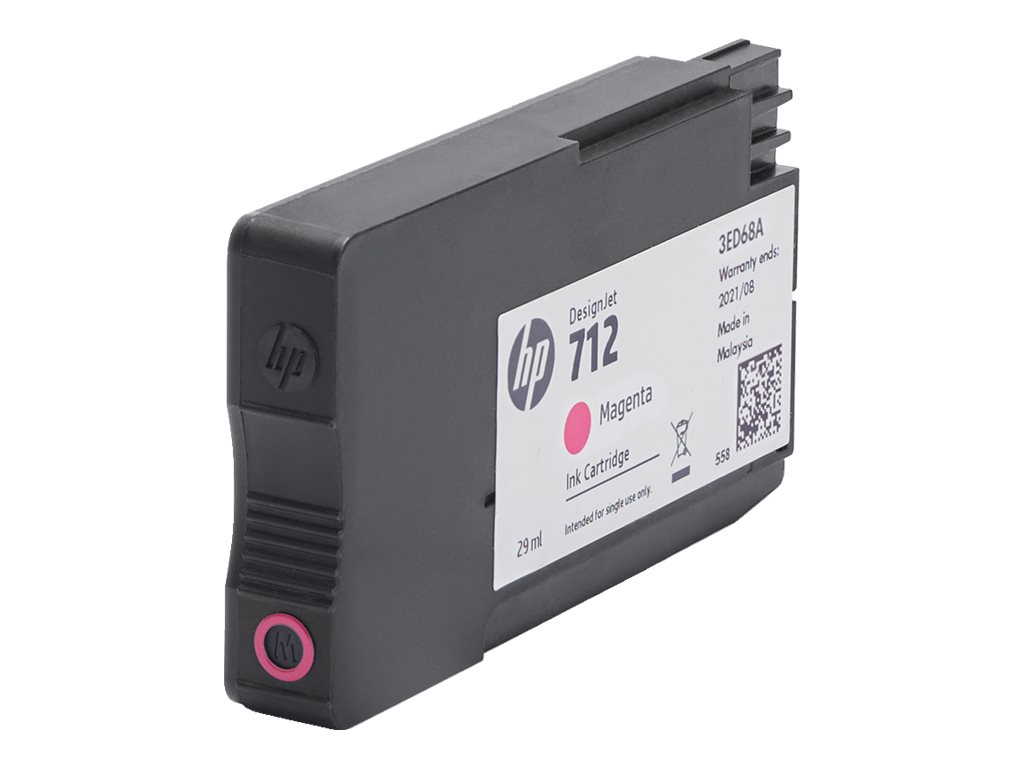HP 712 - 29 ml - Magenta - original - DesignJetTintenpatrone - für DesignJet Studio - T210 - T230 - T250 - T630 - T650