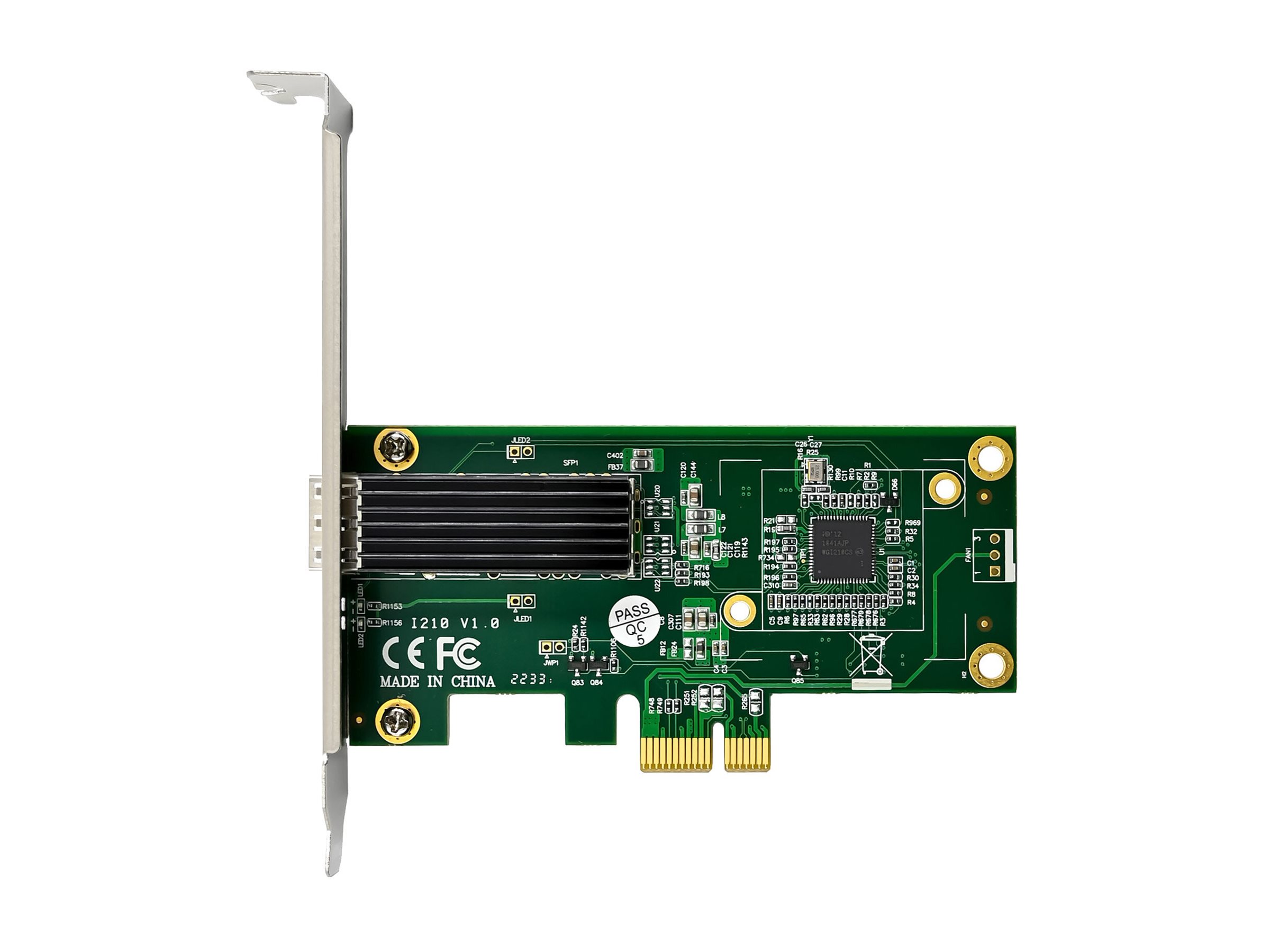 InLine Gigabit Netzwerkkarte - 1x SFP - PCIe x1 - inkl. low profile SlotblechGigabit SFP x 1