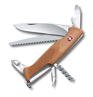 Victorinox RangerWood 55, Messer mit Feststellklinge, Multi-Tool-Messer, 22,5 mm, 163 gRanger Wood 55