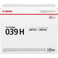 Canon 039 H - Mit hoher Kapazität - Schwarzoriginal - Tonerpatrone - für imageCLASS LBP351dn - LBP351x - LBP352dn - LBP352x; i-SENSYS LBP351x - LBP352x; Satera LBP351i