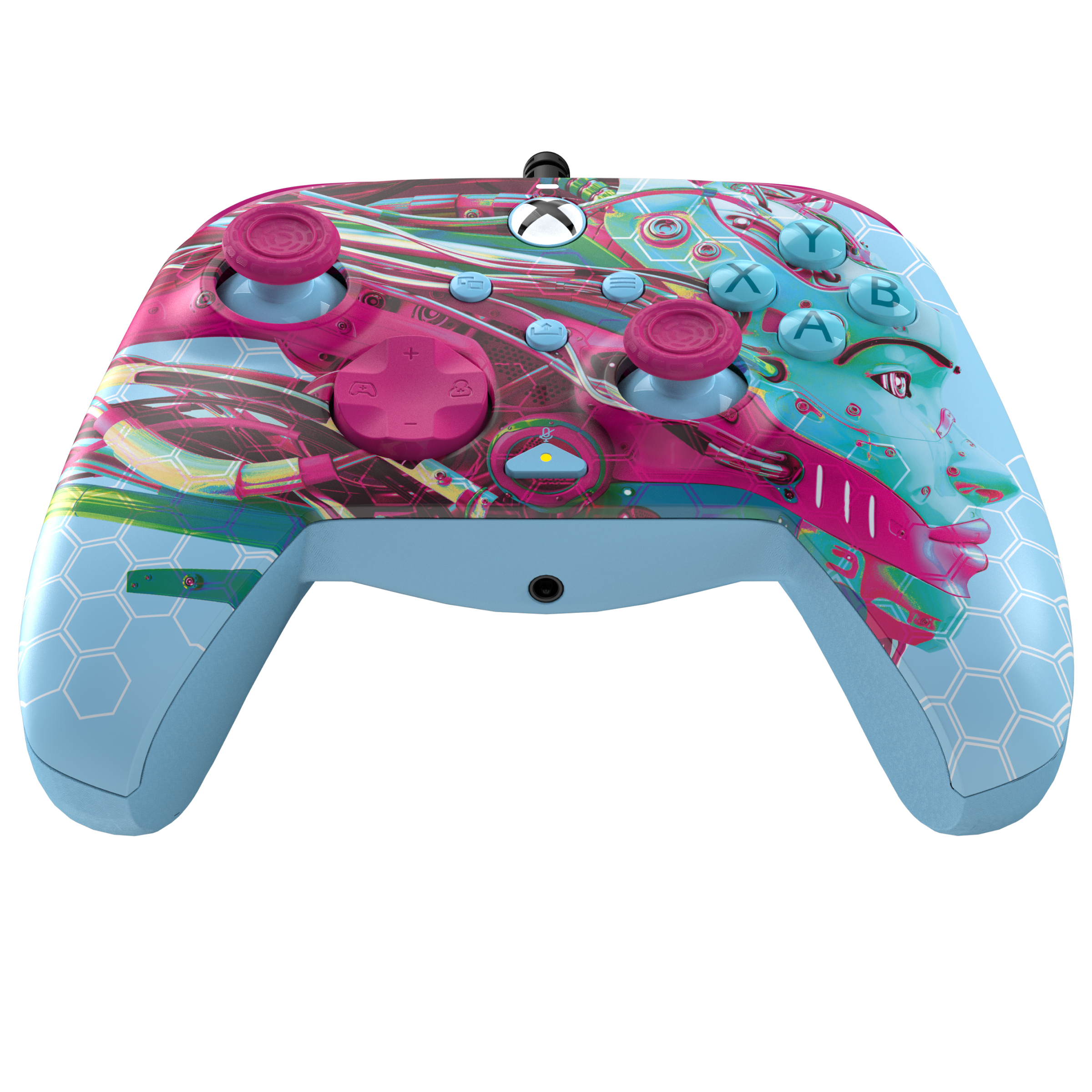 PDP REMATCH GLOW Advanced, Gamepad, PC, Xbox One, Xbox Series S, Xbox Series X, D-Pad, Menü-Taste, Schaltfläche Teilen, View button, Analog / Digital, Kabelgebunden, USBOne