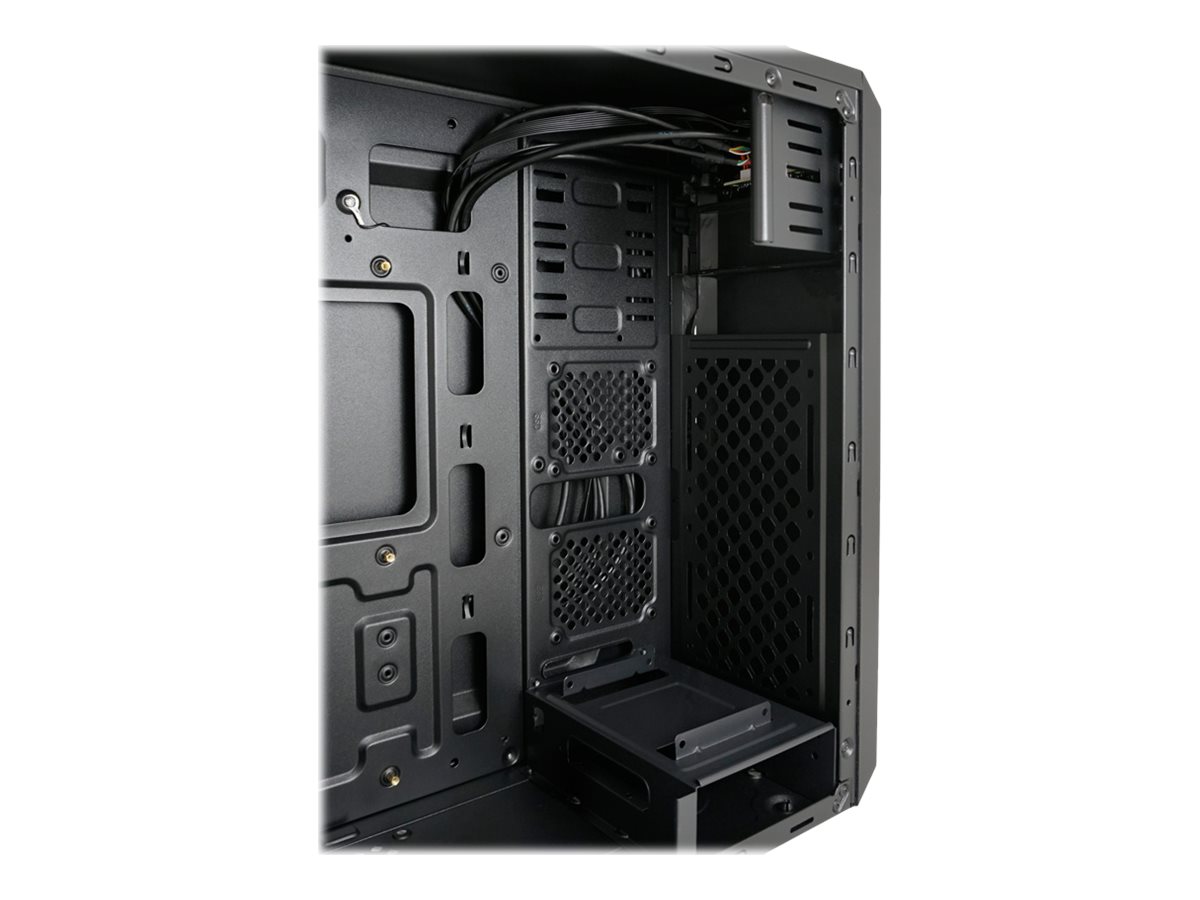 LC-Power Classic 7039B - Mid tower - ATX - keineSpannungsversorgung - Schwarz - Gebürstetes Aluminium / Schwarz - USB/Audio