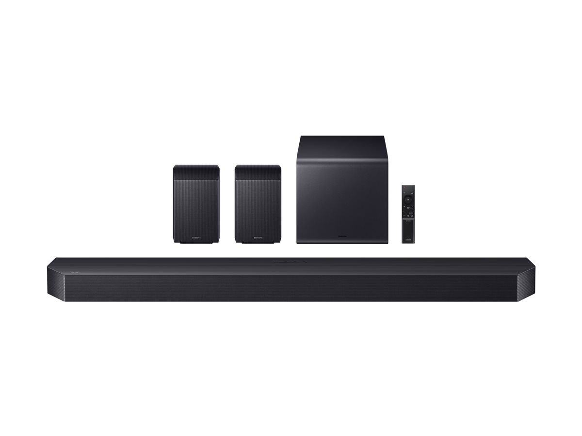 Samsung HW-Q990F - Q-Series - Soundleistensystemfür Heimkino - 11.1.4-Kanal - kabellos - Bluetooth - Wi-Fi - App-gesteuert - Schwarz