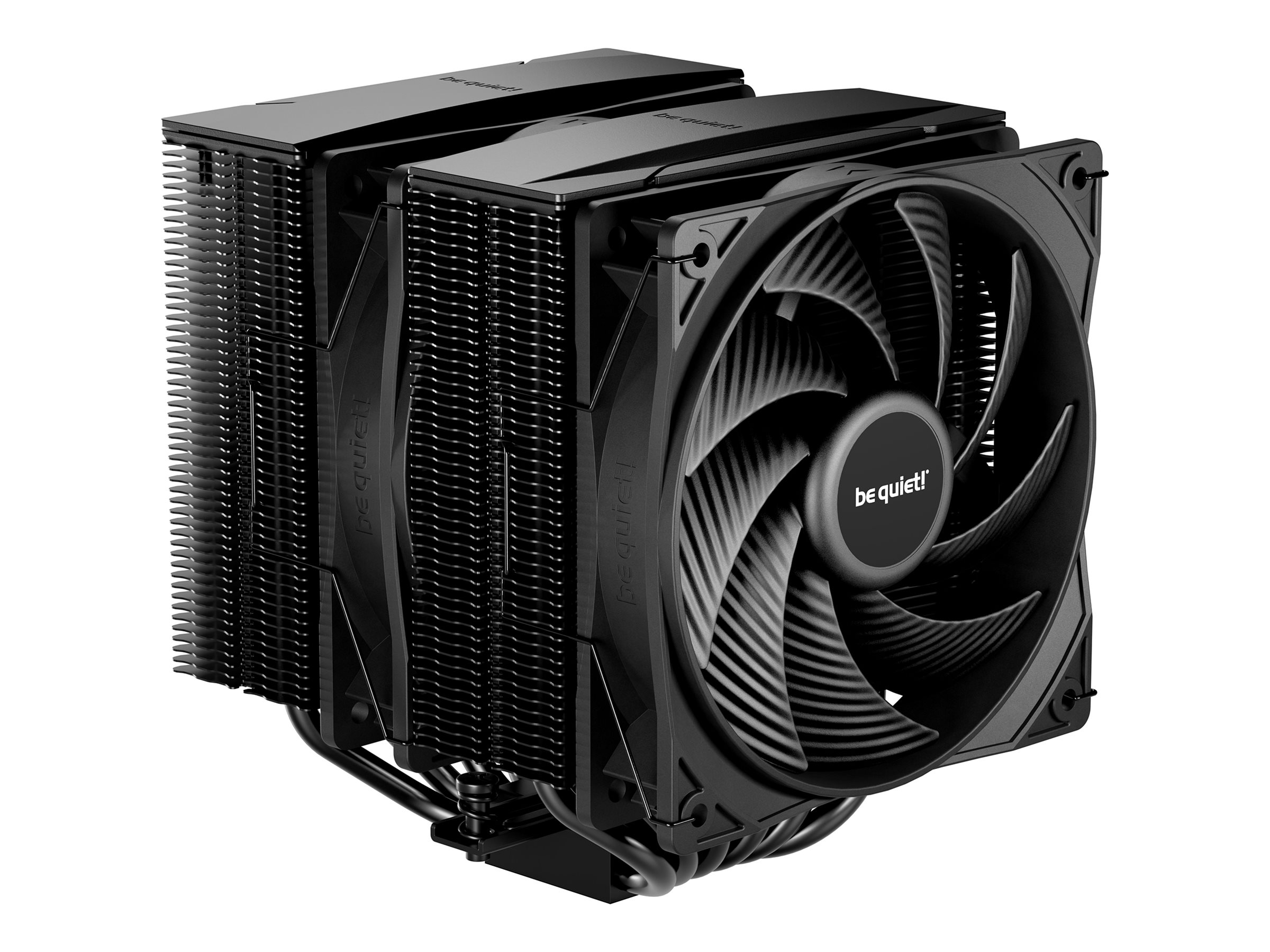 Be Quiet! Pure Rock Pro 3 - Prozessor-Luftkühler - (für: LGA1150, LGA1151, LGA1155, LGA1200, LGA1700, LGA1851, AM4, AM5)Kupfer-Bodenplatte und vernickelte Aluminium-Finnen - 120 mm - Schwarz