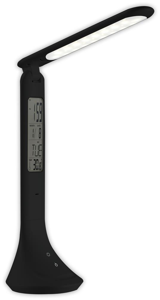 avide ABLDL-CALENDAR-5W-BL, Schwarz, Acrylnitril-Butadien-Styrol (ABS), Universal, IP20, 2 Jahr(e), 5 W