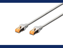 DIGITUS CAT 6 S/FTP Patchkabel, 5 Stückzu RJ-45 (M) - 7 m - SFTP - PiMF - CAT 6e - IEEE 802.3 - halogenfrei - geformt - ohne Haken - Grau (Packung mit 5)