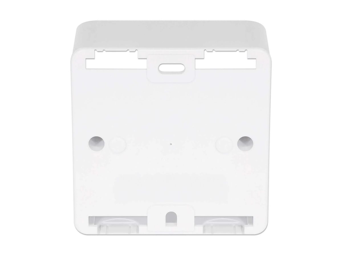 Intellinet Aufputzbox - Unterputzdose, fürWandplatten - Signal White - RAL 9003