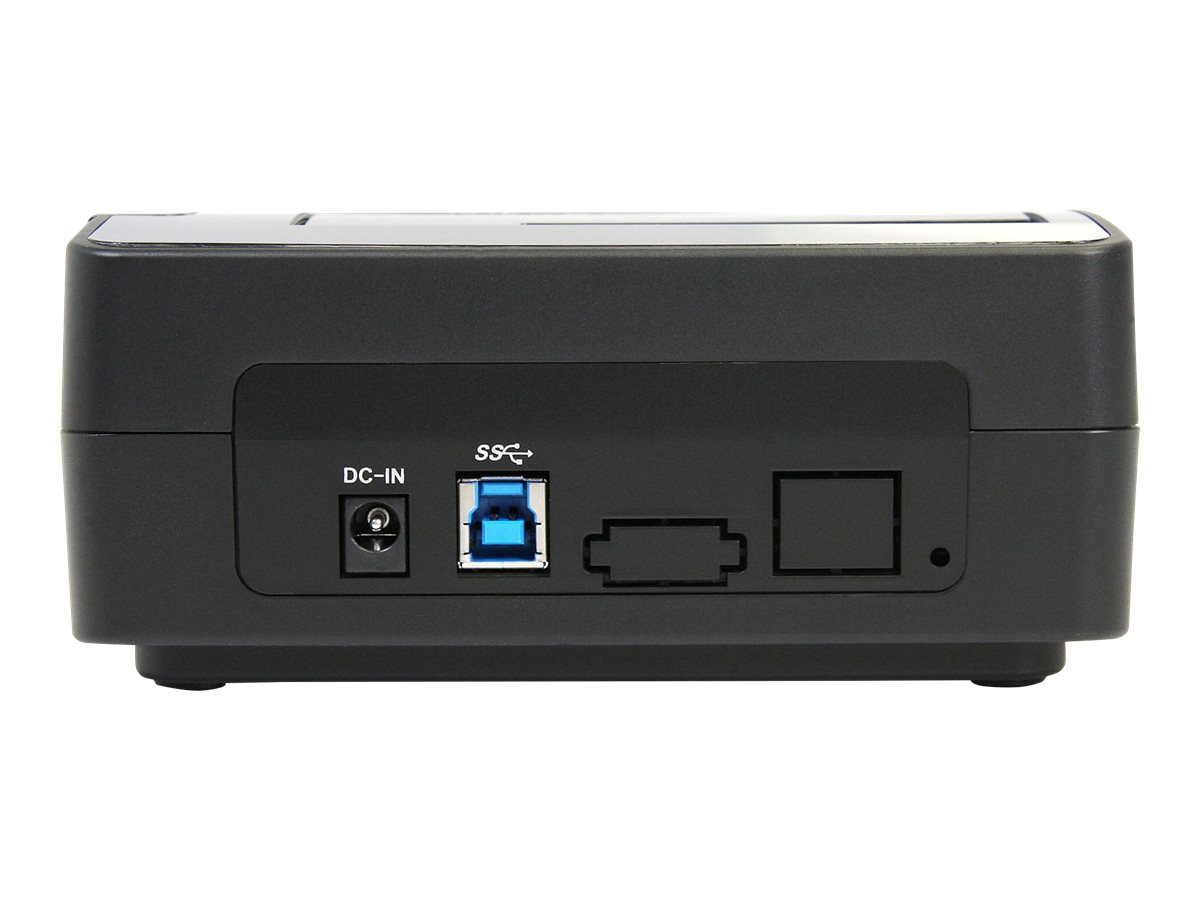 StarTech.com SATA Festplatten Dockingstation auf USB 3.0 6,4/8,9 cm (2,5/3,5)HDD Docking Station USB 3 - Hard Drive Dock 2,5/3,5 Zoll - HDD-Dockingstation Schächte: 1 - 2.5" - 3.5" (6.4 cm - 8.9 cm) -