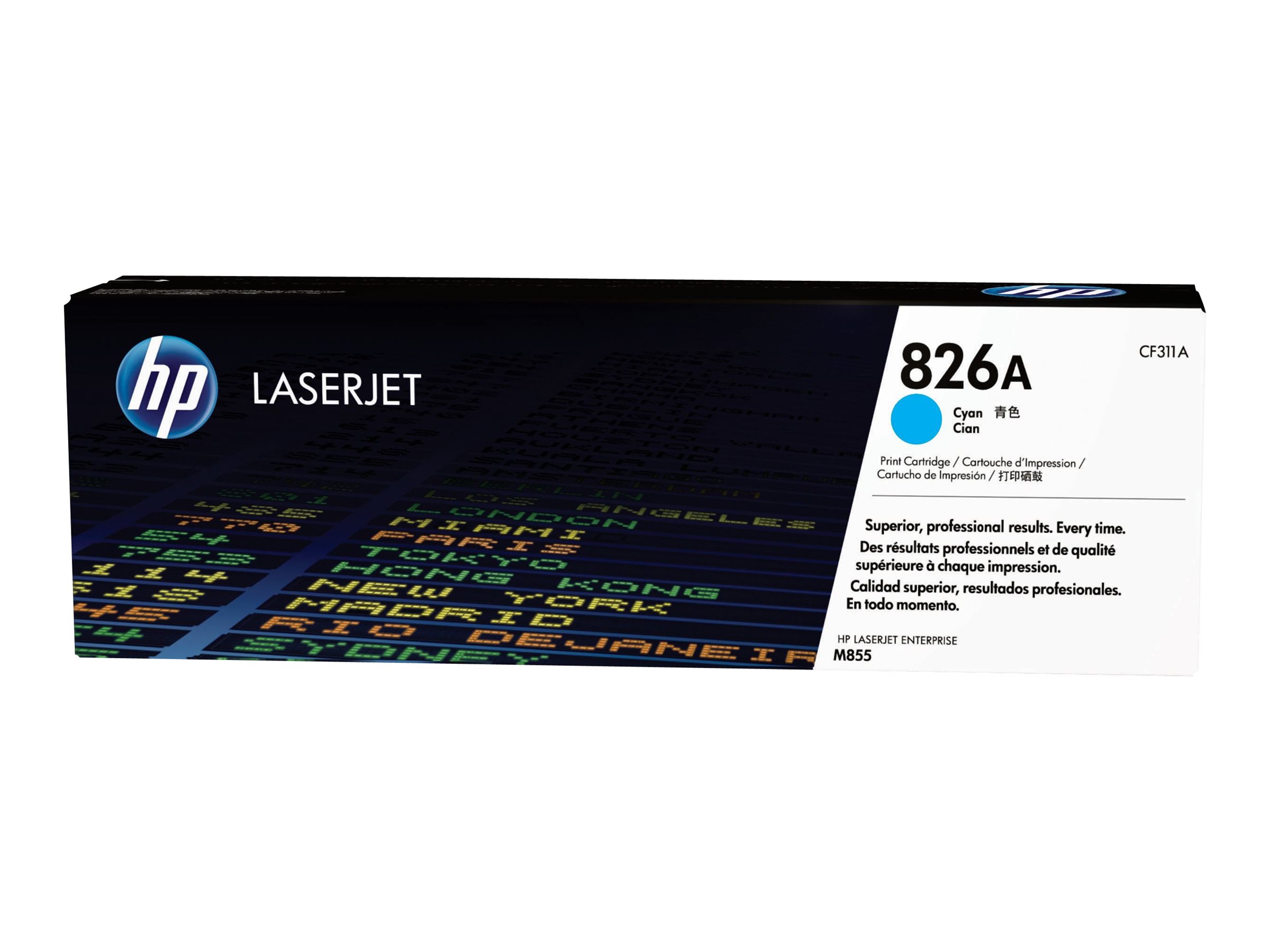 HP 826A - Cyan - original - LaserJet - Tonerpatrone (CF311A)für Color LaserJet Enterprise M855dn - M855x+ - M855x+ NFC/Wireless direct - M855xh