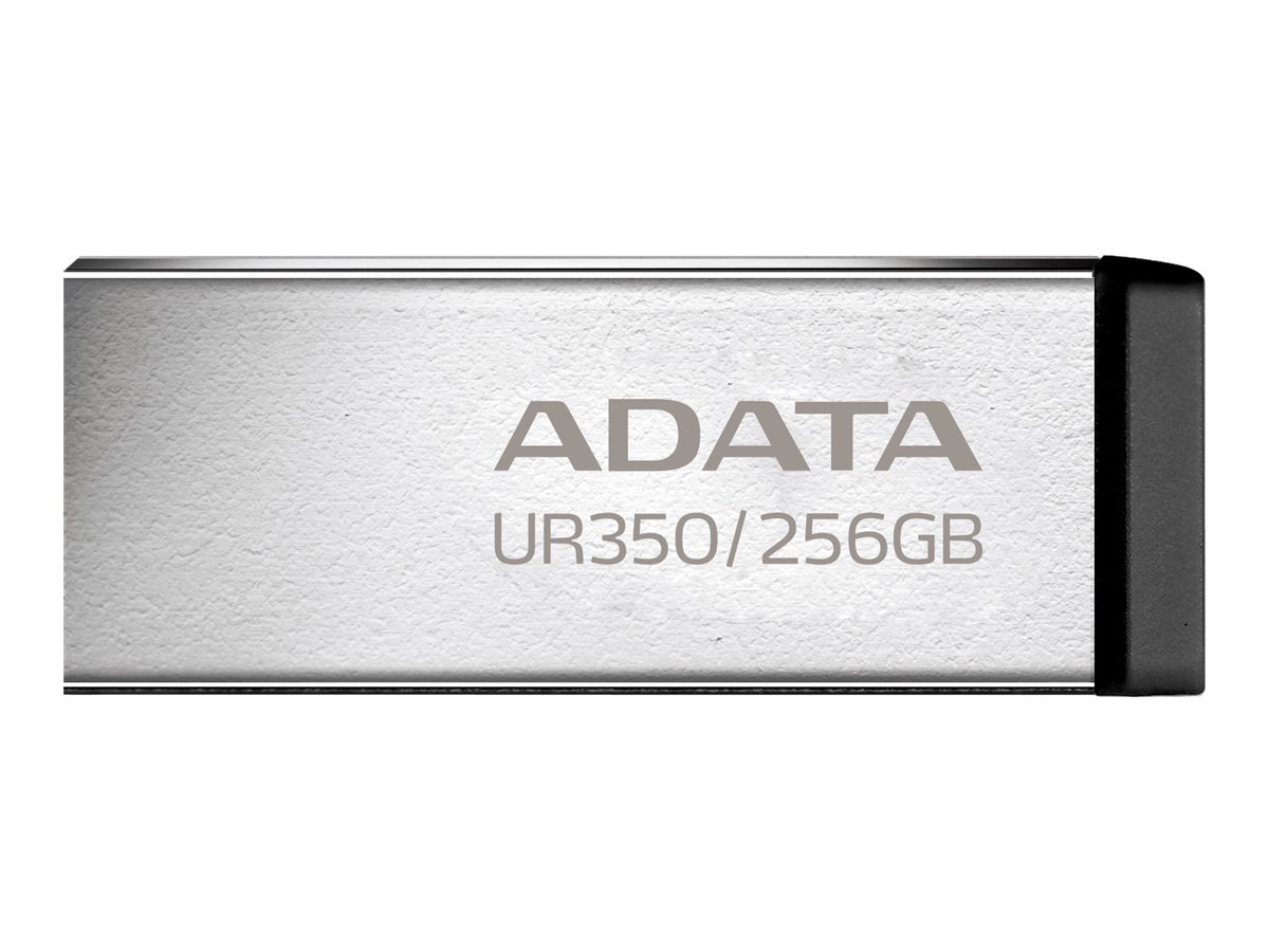 ADATA UR350 - USB-Flash-Laufwerk - 256 GB - USB 3.2 Gen 1Schwarz - Nickel