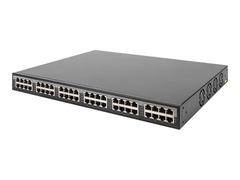 DIGITUS 24-Port 10G Ethernet PoE+ Injektor, 802.3at, 370 W10G Ethernet 24-Port PoE+ Injektor 24 Ports Eingang - 24 Ports Ausgang+ PoE