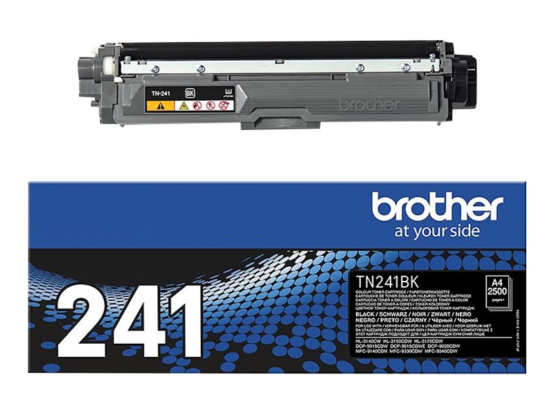 Brother TN241BK - Schwarz - original - Tonerpatronefür Brother DCP-9015CDW - DCP-9020CDW - HL-3150CDW - MFC-9140CDN