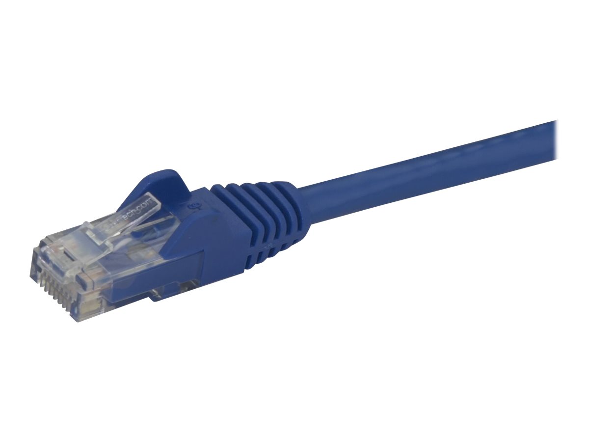 StarTech.com 5m CAT6 Ethernet Cable, 10 Gigabit Snagless RJ45 650MHz 100W PoE Patch Cord, CAT 6 10GbE UTP Network Cable w/Strain Relief, Blue, Wiring is UL Certified/TIA - Category 6 - 24AWG (N6PATC5M