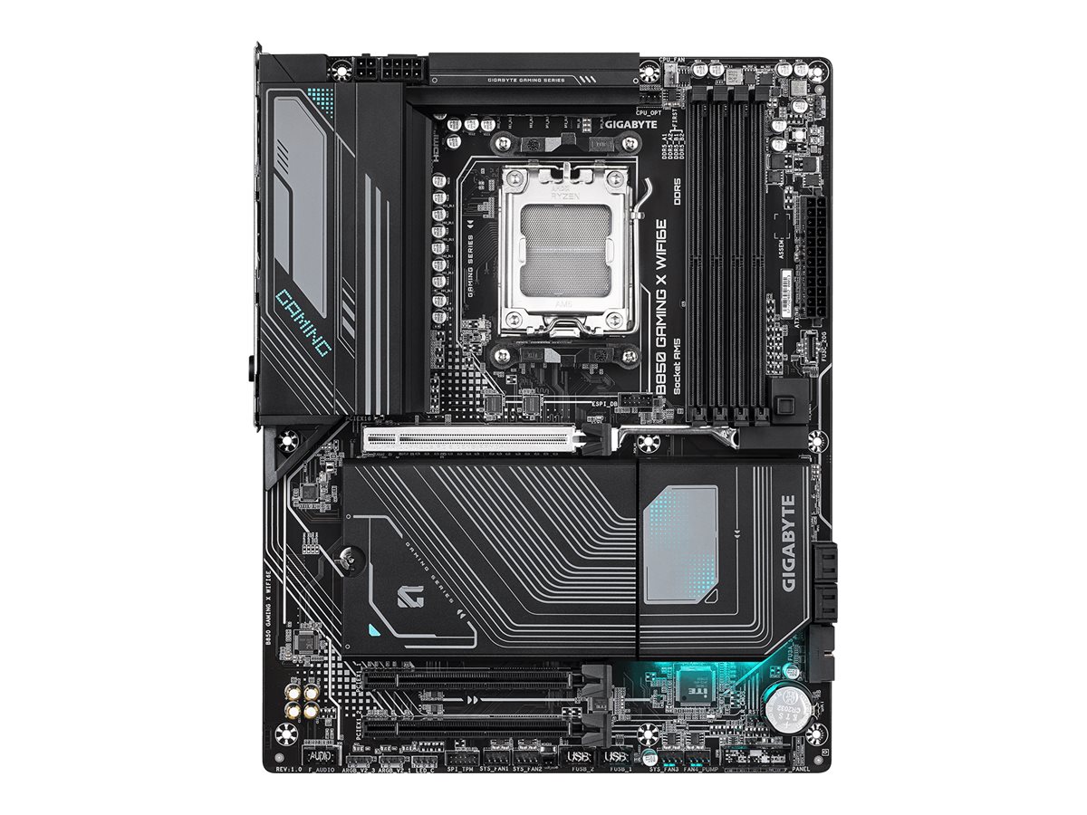 Gigabyte B850 GAMING X WIFI6E - Motherboard - ATX - Socket AM5 - AMD B850 Chipsatz - USB-C 3.2 Gen 2x2, USB-C 3.2 Gen2, USB 3.2 Gen 2, USB 3.2 Gen 1 - Wi-Fi 6E, Bluetooth, 2.5 Gigabit LAN - Onboard-Gr