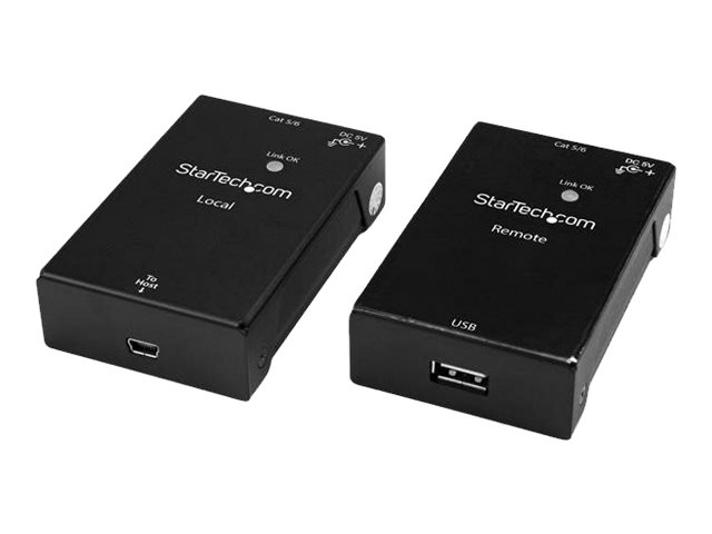 StarTech.com Startech 1 Port USB über Cat5 / Cat6 Extender bis zu 40m - USB über Ethernet Verlängerung - USB-Erweiterung - USB 2.0 - über CAT 5e/6 - bis zu 50 m - für P/N: SVA5N3NEUA