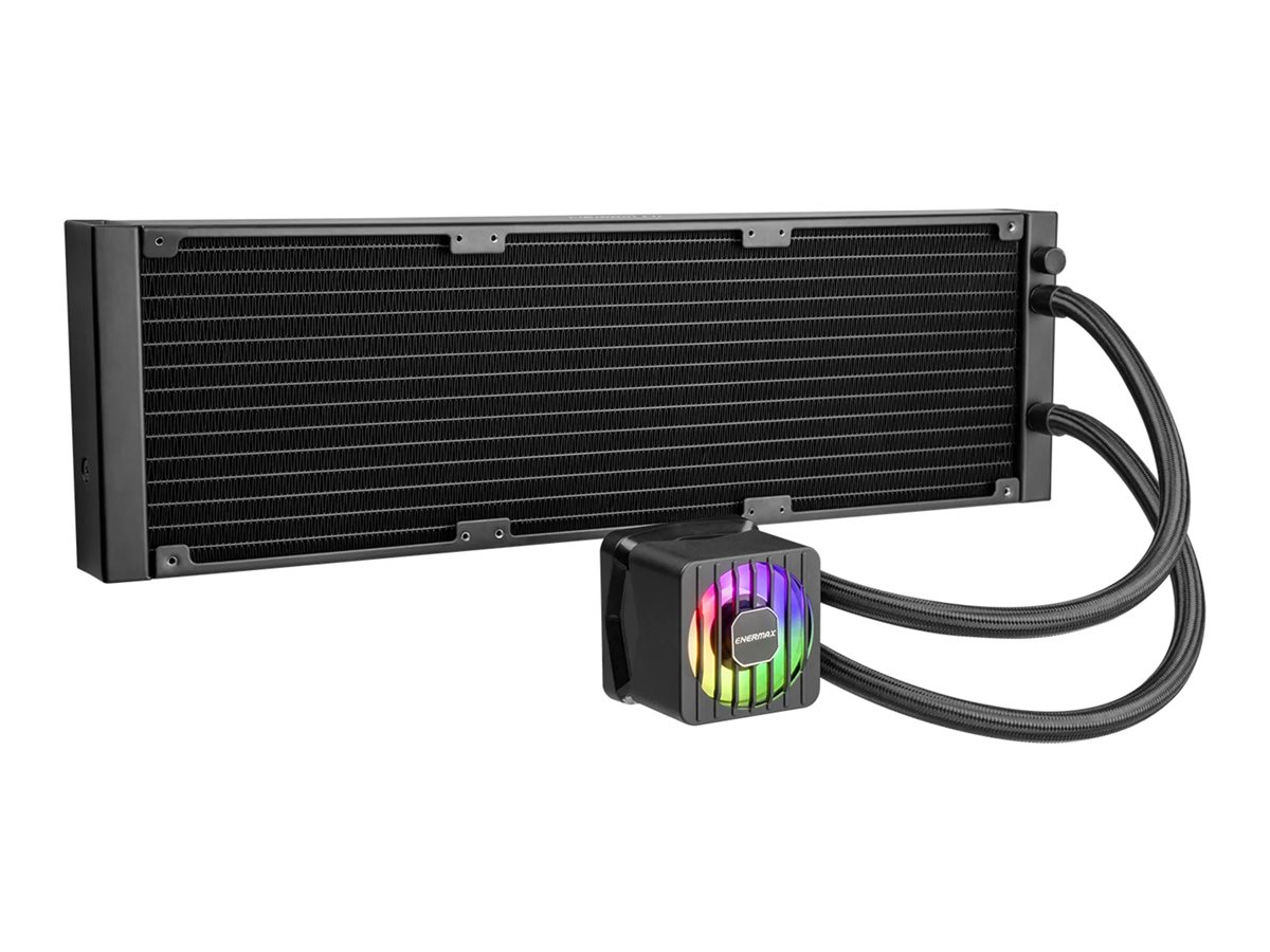 Enermax LIQMAXFLO ELC-LMF420T-ARGB - Prozessor-Flüssigkeitskühlsystem - 38 mm dicker Kühler - Kühlergröße: 420 mm - (für: LGA115x Socket, LGA1200, LGA1366, LGA1700, LGA2011, LGA2011-3 (Square ILM)LGA2