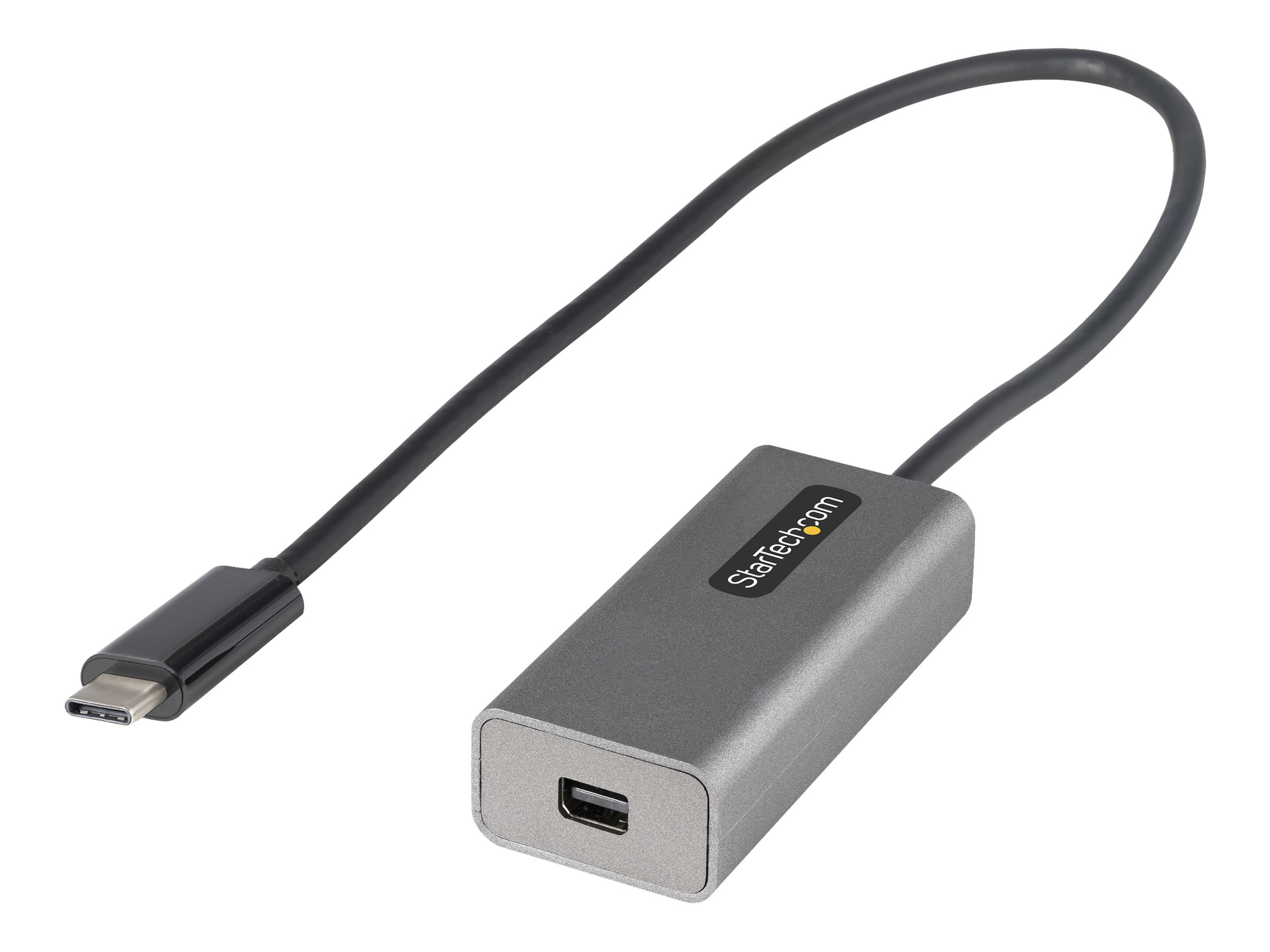 StarTech.com StarTech USB-C auf Mini DisplayPort Adapter - 4K 60Hz USB-C auf mDP Adapter Dongle - USB-Type-C zu Mini-DP-Monitor - Videokonverter - Kompatibel mit Thunderbolt 3 - 30cm Kabel (CDP2MDPEC)