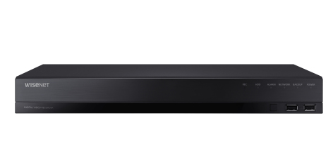 Hanwha Techwin Hanwha HRX-1634, Schwarz, 3840 x 2160 Pixel, H.264, H.265, M-JPEG, 30 fps, 12 fps, 30 fps