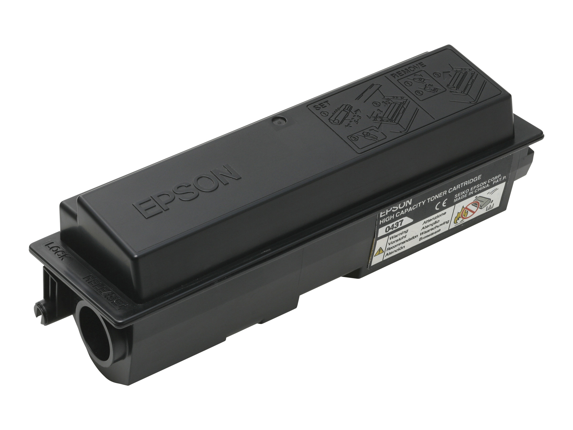 Epson 0437 - Mit hoher Kapazität - Schwarzoriginal - Tonerpatrone Epson Return Program - für AcuLaser M2000D - M2000DN - M2000DT - M2000DTN
