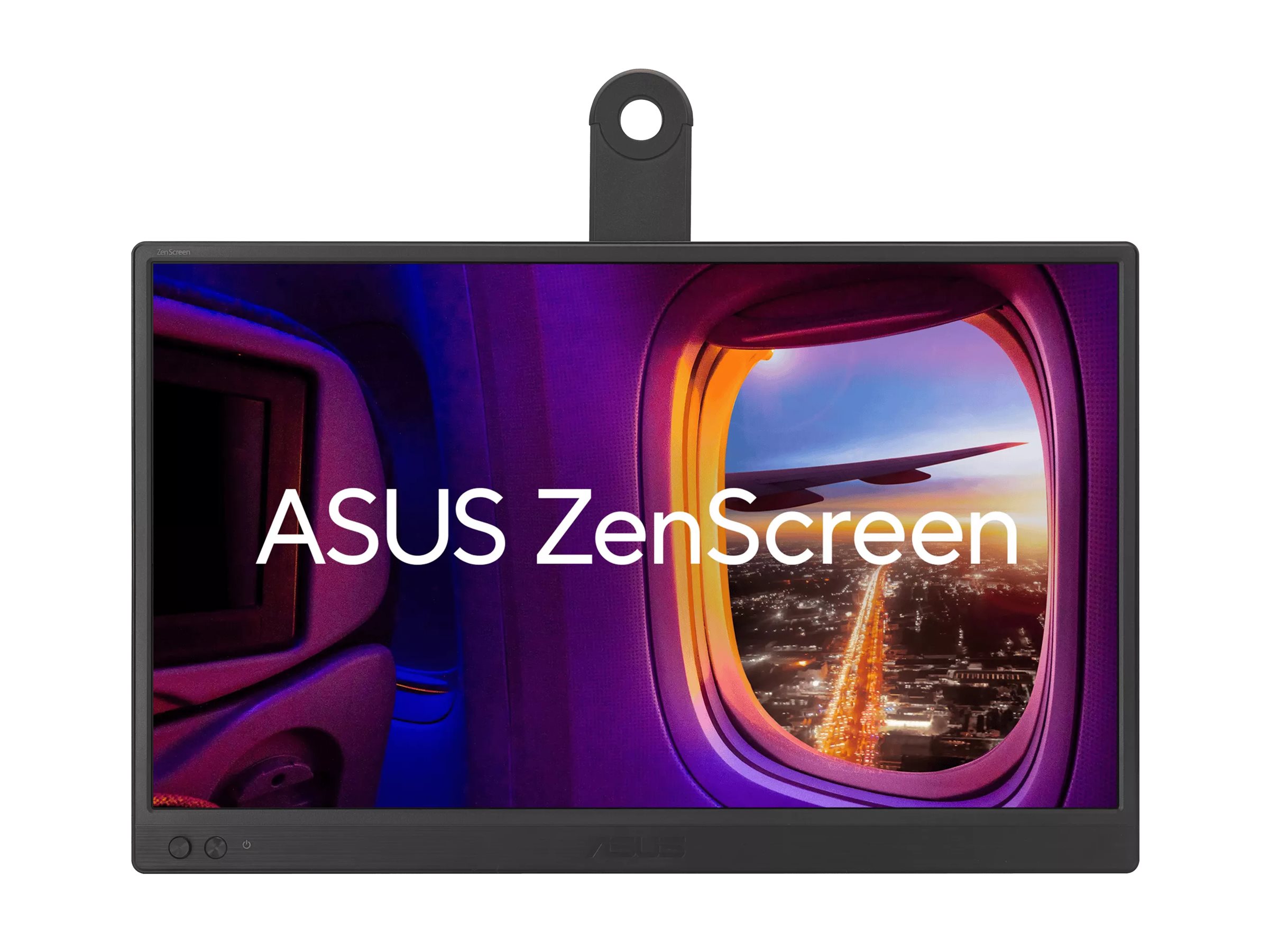 ASUS ZenScreen MB169CK - LED-Monitor - 40.6 cm (16")(15.6" sichtbar) - tragbar - 1920 x 1080 Full HD (1080p) @ 60 Hz - IPS - 250 cd/m² - 800:01:00 - 5 ms - Mini HDMI - 2xUSB-C - Schwarz