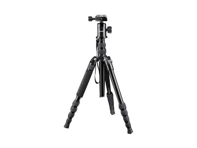 mantona DSLM Travel, 3 Bein(e), Schwarz, 143 cm, 1,3 kgReisestativ DSLM Travel