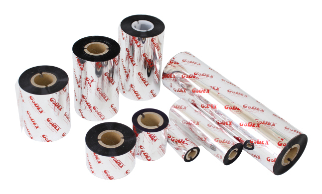 GoDEX Harz - 5er-Pack - original - 110 mm x300 m - Farbband - für Godex G500 - G530 - RT700 - RT700i - ZX1200i; Zebra GT800 - ZT220