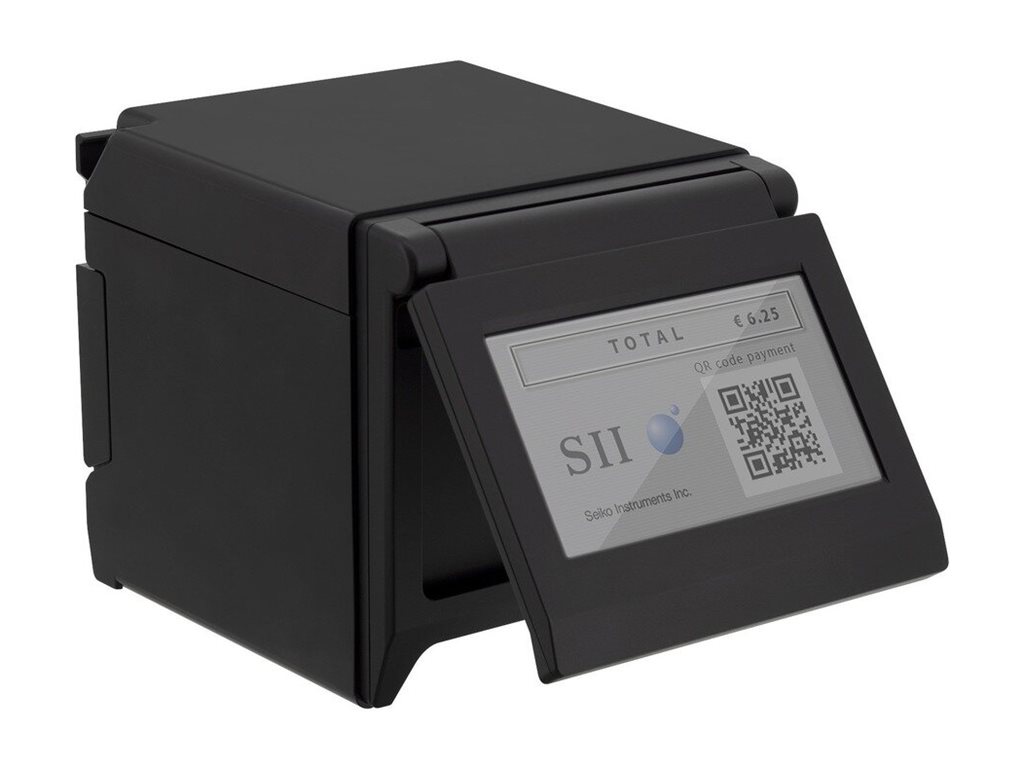 Seiko Instruments RP-F10 series - BelegdruckerThermozeile - 8 cm Rolle - 203 dpi - bis zu 250 mm/Sek. - USB - USB-Host - Cutter - Schwarz