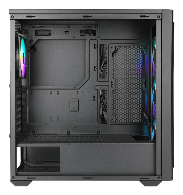 AZZA Torrent, Midi Tower, PC, Schwarz, ATX, ITX, micro ATX, Gaming, Blau, Grün, Orange2,5 " - Lüfter - USB Typ C