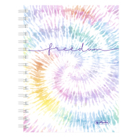 Herlitz New Batik Freedom, Muster, Mehrfarbig, A5, 100 Blätter, Kariertes Papier, HardcoverSpiralboutiquebuch A5 - 100 Blatt - kariert - FSC® Mix - New Batik Freedom