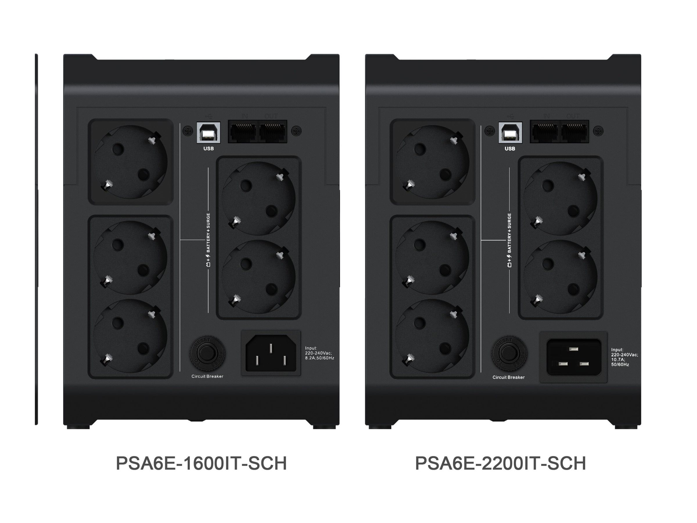 Vertiv Essential Series - USV - AC 220 - 240 V925 Watt - 1600 VA - 1-phasig - Ausgangsanschlüsse: 6