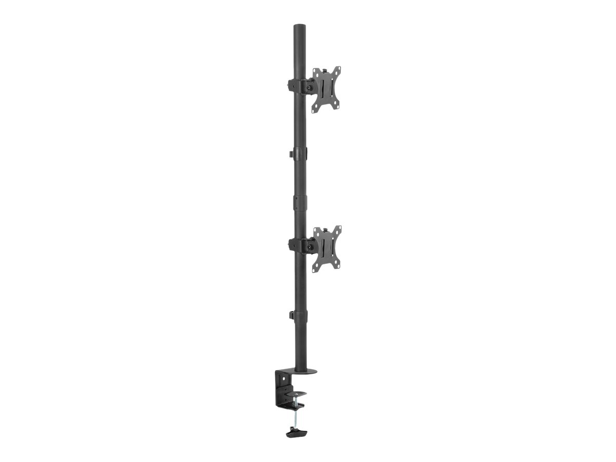 DIGITUS Dual Vertikal Monitorhalterung, 2x 32", 2x 8 kg