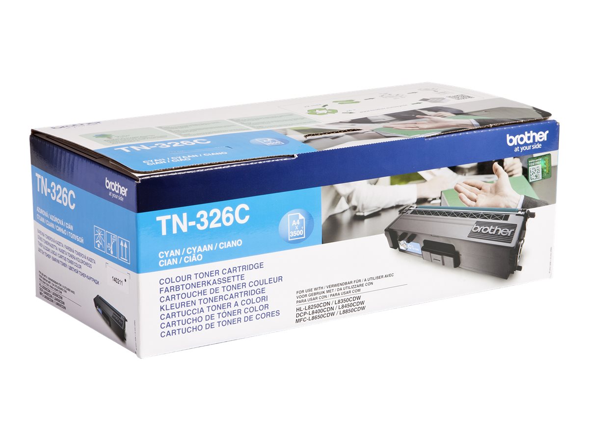 Brother TN326C - Cyan - original - Tonerpatronefür Brother DCP-L8400CDN - DCP-L8450CDW - MFC-L8650CDW